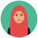 Muslim Frau Avatar Symbol