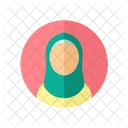 Muslimische Frau  Symbol