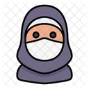 Hijab Avatar Frau Symbol