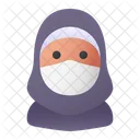 Hijab Avatar Frau Symbol