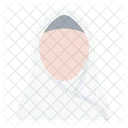 Muslimische Frau  Symbol