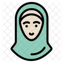 Muslimische Frau  Symbol