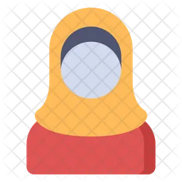 Muslimische Frau  Symbol