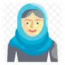 Muslimische Frau  Symbol