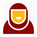 Muslimische Frau  Symbol