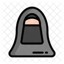 Muslimische Frau  Symbol