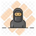 Muslim Frau Avatar Symbol