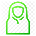 Muslimische Frau  Symbol