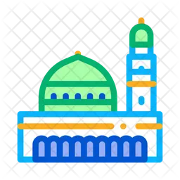 Muslimische heilige Stadt  Symbol