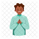 Muslimischer Teenager Eid Ramadan Symbol