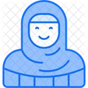 Muslimisches Mädchen  Symbol