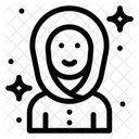 Muslimisches Mädchen  Symbol