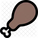 Muslo De Pollo Icono