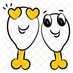 Muslos de pollo  Icono