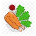 Carne Comida Cena Icon