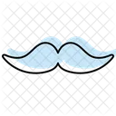 Mustache Icon Color Shadow Thinline Icon Icon
