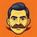 Mustache Drawing Icon