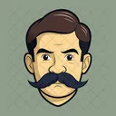 Mustache Drawing Icon