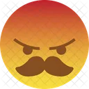 Mustache Angry React Icon