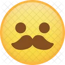 Mustache Emoji Emoticon Icon