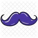 Mustache Mustachio Whiskers Icon