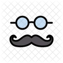 Mustache Goggles Glasses Icon