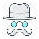 Mustache Hat Optimization Icon