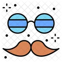 Mustache Glasses Hipster Icon