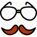 Mustache Face Party Icon
