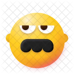 Mustache Emoji Icon