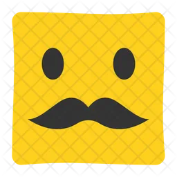 Mustache Emoji Icon