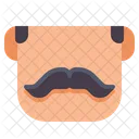Mustache Man Male Icon