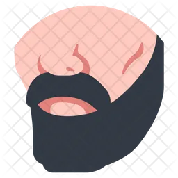Mustache and beard  Icon