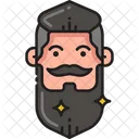 Mustache And Beard  Icon