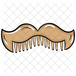 Mustache Comb  Icon