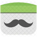 Mustache Cream Care Icon