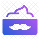 Mustache Cream Facial Hair Grooming Icon