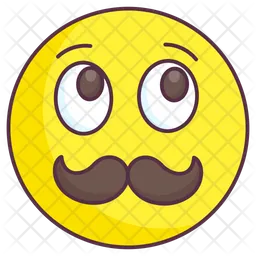 Mustache Emoji Emoji Icon