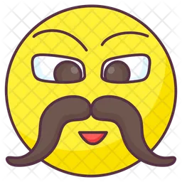 Mustache Emoji Emoji Icon