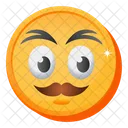 Mustache Emoji Icon
