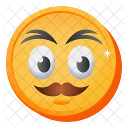 Mustache Emoji Emoji Icon