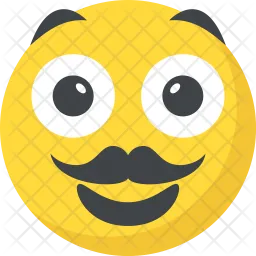 Mustache Emoji  Icon