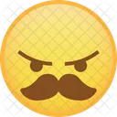 Mustache Angry React Icon