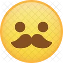 Mustache Emoji Emoticon Icon
