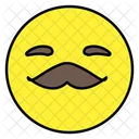 Mustache Emoji Mustache Emoticon Emotion Icon