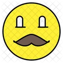 Mustache Emoji Mustache Emoticon Emotion Icon