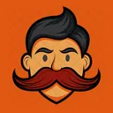 Mustache Drawing Icon