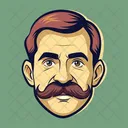 Mustache Drawing Icon