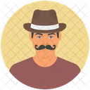 Mustache Stylish Hipster Icon