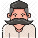 Mustache Styling Fashion Icon